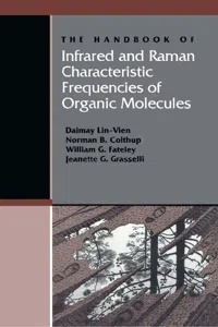 The Handbook of Infrared and Raman Characteristic Frequencies of Organic Molecules_cover