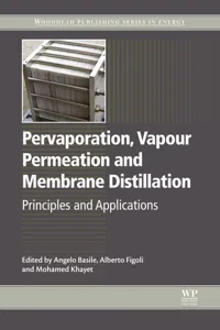Pervaporation, Vapour Permeation and Membrane Distillation_cover
