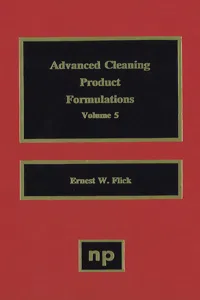 Advanced Cleaning Product Formulations, Vol. 5_cover