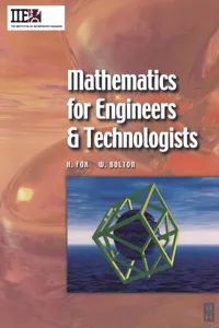 Mathematics for Engineers and Technologists_cover