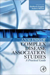 Analysis of Complex Disease Association Studies_cover