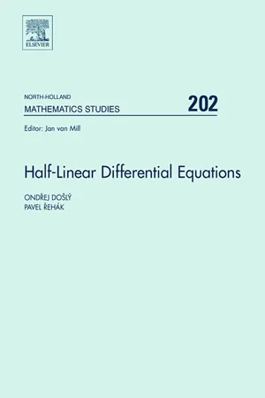 Half-Linear Differential Equations