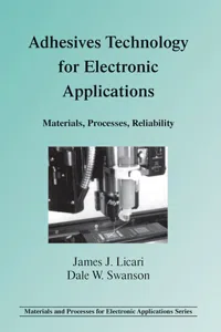 Adhesives Technology for Electronic Applications_cover