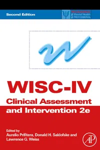 WISC-IV Clinical Assessment and Intervention_cover