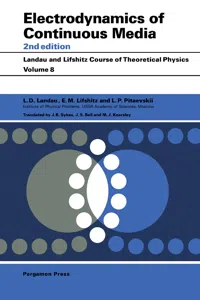 Electrodynamics of Continuous Media_cover