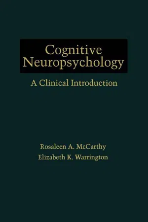 Cognitive Neuropsychology