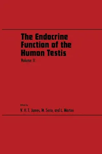 The Endocrine Function of the Human Testis_cover