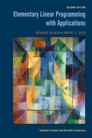 Elementary Linear Programming with Applications