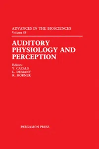 Auditory Physiology and Perception_cover