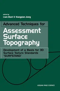 Advanced Techniques for Assessment Surface Topography_cover