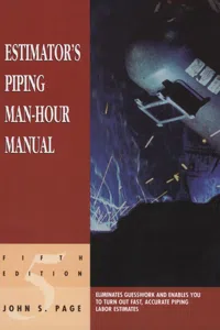 Estimator's Piping Man-Hour Manual_cover