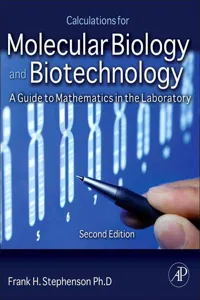 Calculations for Molecular Biology and Biotechnology_cover