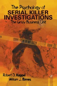The Psychology of Serial Killer Investigations_cover