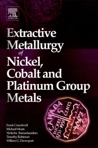 Extractive Metallurgy of Nickel, Cobalt and Platinum Group Metals_cover