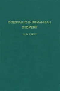 Eigenvalues in Riemannian Geometry_cover