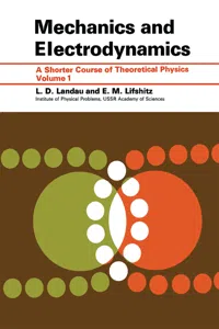 Mechanics and Electrodynamics_cover