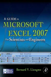 A Guide to Microsoft Excel 2007 for Scientists and Engineers_cover