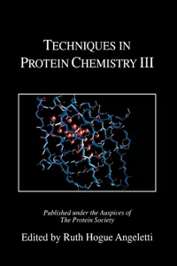 Techniques in Protein Chemistry III_cover