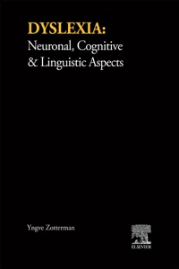 Dyslexia: Neuronal, Cognitive and Linguistic Aspects_cover