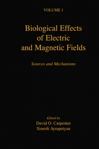 Biological Effects of Electric and Magnetic Fields_cover