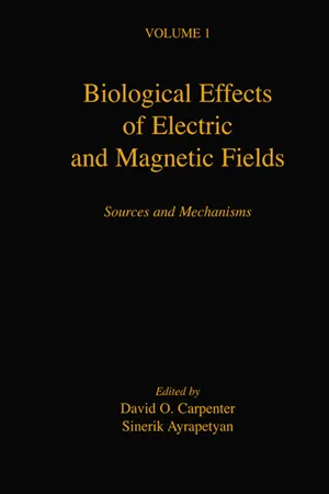 Biological Effects of Electric and Magnetic Fields