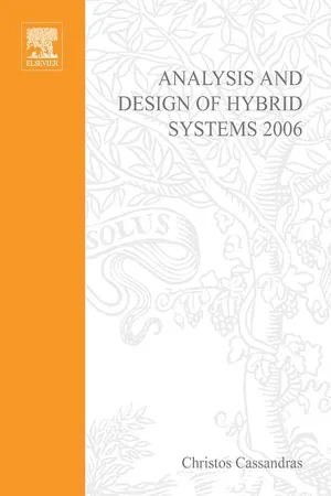 Analysis and Design of Hybrid Systems 2006