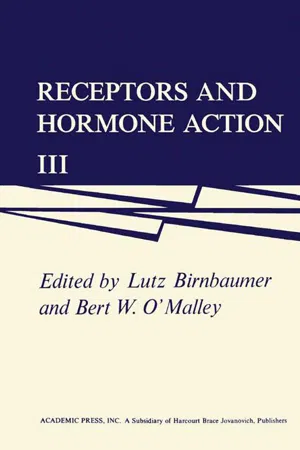 Receptors and Hormone Action