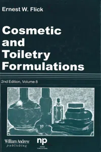 Cosmetic and Toiletry Formulations, Vol. 8_cover