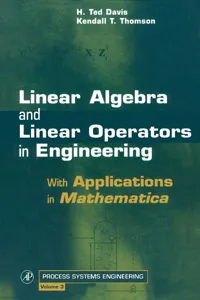 Linear Algebra and Linear Operators in Engineering_cover