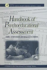 Handbook of Psychoeducational Assessment_cover