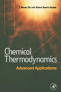 Chemical Thermodynamics: Advanced Applications_cover