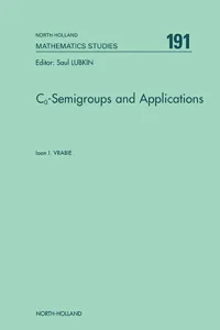 C o -Semigroups and Applications_cover