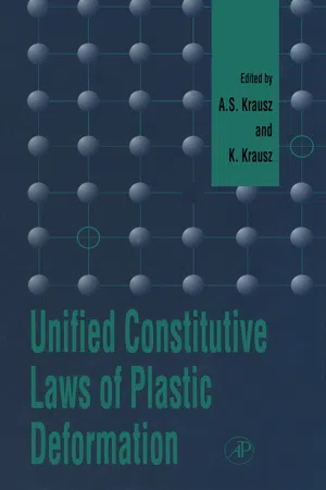 Unified Constitutive Laws of Plastic Deformation