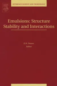 Emulsions: Structure, Stability and Interactions_cover