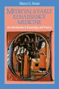 Medieval and Early Renaissance Medicine_cover