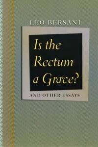 Is the Rectum a Grave?_cover