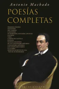 Antonio Machado: Poesías Completas_cover