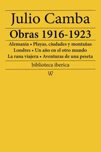 Julio Camba: Obras 1916-1923_cover