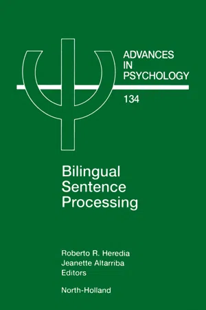 Bilingual Sentence Processing