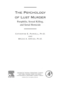 The Psychology of Lust Murder_cover
