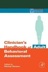 Clinician's Handbook of Adult Behavioral Assessment_cover