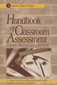 Handbook of Classroom Assessment_cover