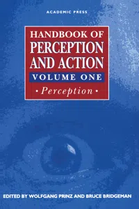 Handbook of Perception and Action_cover