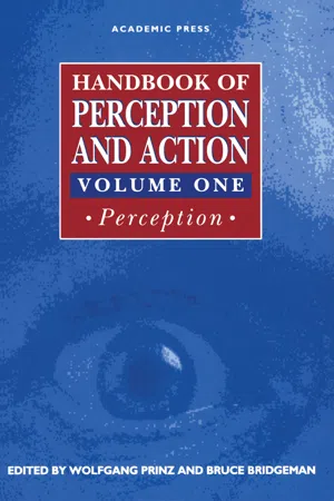 Handbook of Perception and Action