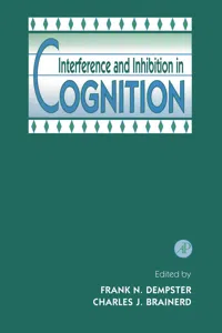 Interference and Inhibition in Cognition_cover