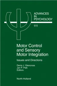 Motor Control and Sensory-Motor Integration_cover