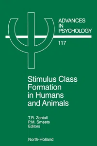 Stimulus Class Formation in Humans and Animals_cover