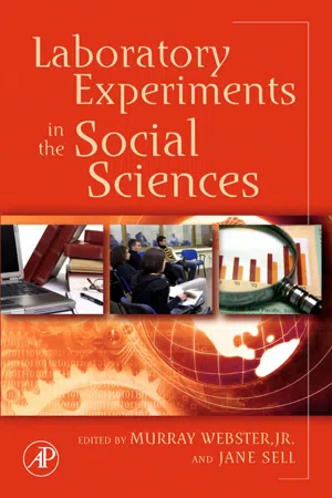 Laboratory Experiments in the Social Sciences