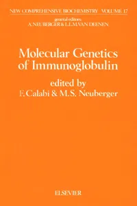 Molecular Genetics of Immunoglobulin_cover