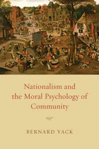 Nationalism and the Moral Psychology of Community_cover